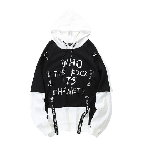 Men Graffiti Oversize Hip-hop Hoodie